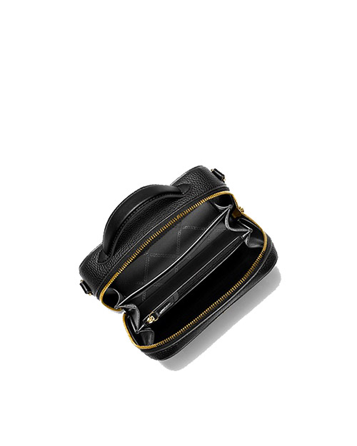 Black Estelle Small Trunk Crossbody Bag
