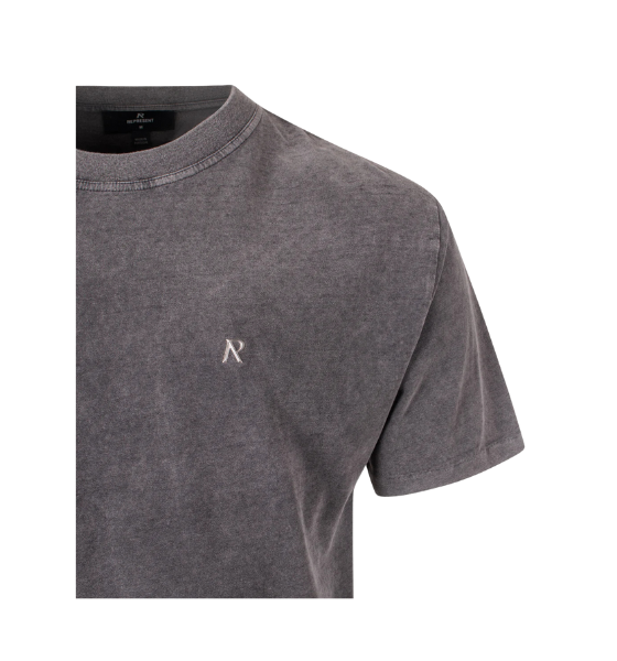 Vintage Grey Metal Initial R T-shirt