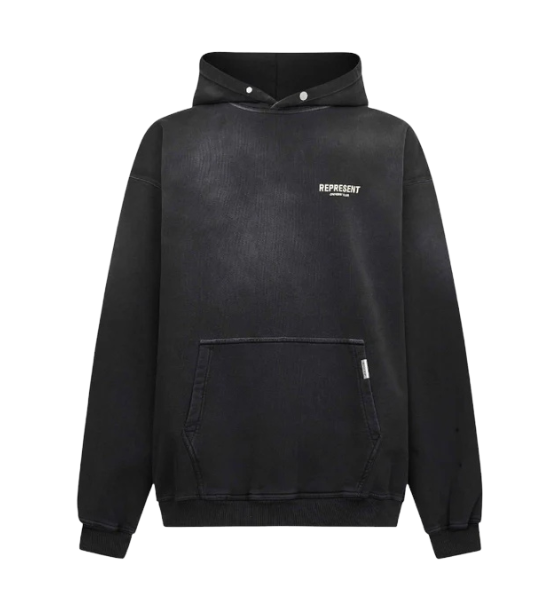 Aged Black Represent Owners Club Hoodie
