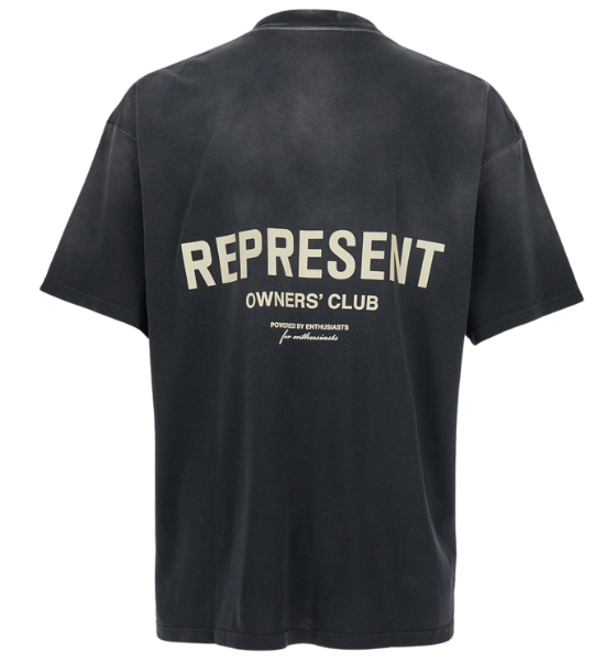 Aged Black Represent Owners Club Jersey T-shirt