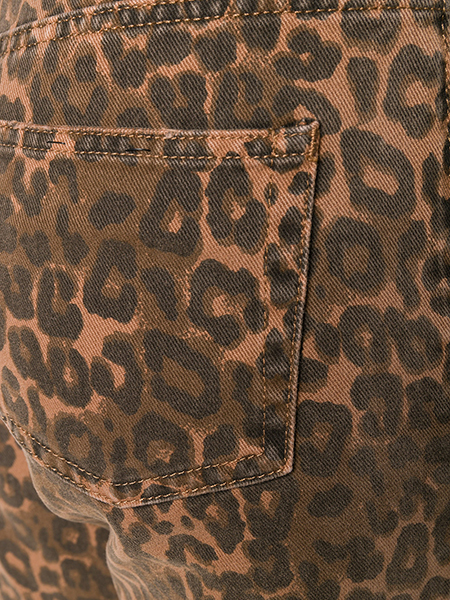 ALEXANDER WANG CULT PANT TAN LEOPARD PRINT