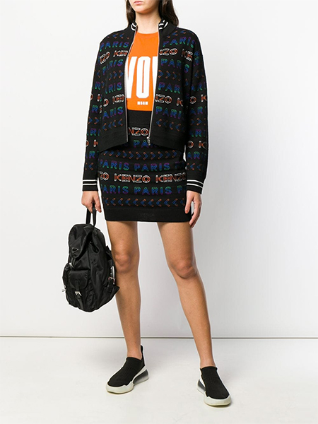 KENZO ALL OVER KENZO PARIS BLOUSE