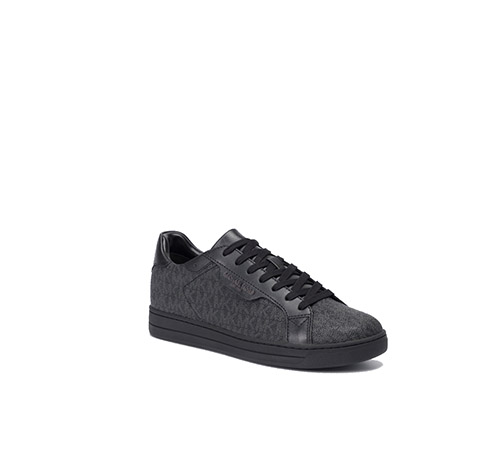 Keating Black Logo Lace Up