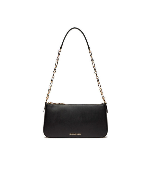 Empire Black Md Chain Pouchette Leather