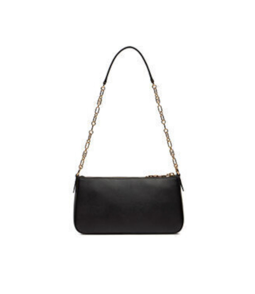 Empire Black Md Chain Pouchette Leather