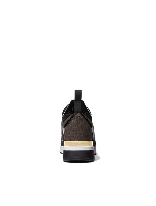 Maven Slip On Black Trainer