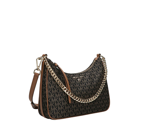 Jet Set Charm Brown Acorn Shoulder Bag