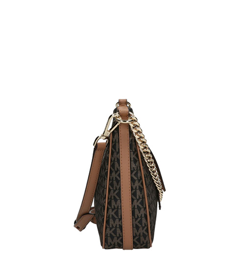 Jet Set Charm Brown Acorn Shoulder Bag