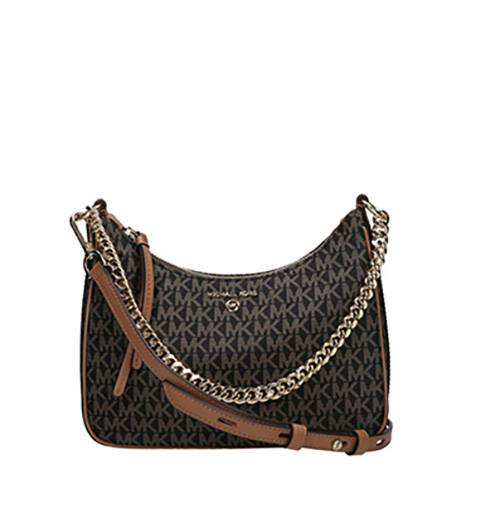 Jet Set Charm Brown Acorn Shoulder Bag
