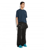 Black Convertible Utility Trousers