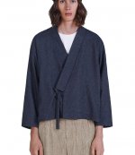Midnight Blue Kimono Jacket