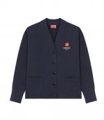 Midnight Blue Sweatshirt Cardigan