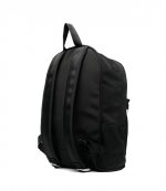 Tiger Logo  Canvas Backpack Black