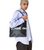 Black Huge Logo Tote