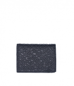 Black Embossed Roots Wallet
