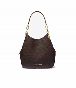 Lillie Large Logo Shoulder Bag
