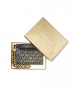 Black Gold Logo Card Holder
