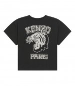Varsity Boxy 1970 Logo Black T-Shirt