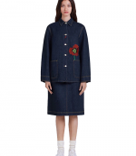 Kenzo Poppy Denim Workwear Jacket