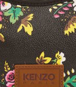Small Floral Black Shoulder Bag