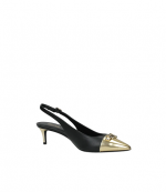 Parker Flex Kitten Black Gold Sling