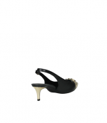 Parker Flex Kitten Black Gold Sling