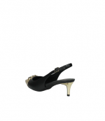 Parker Flex Kitten Black Gold Sling