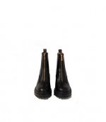 Cyrus Zip Black Brown Bootie