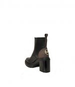Cyrus Zip Black Brown Bootie