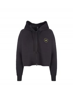 Adidas Stella McCartney Black Cropped Hoodie Jacket
