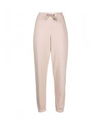 Victoria Beckham Soft Ecru Straight Leg Joggers