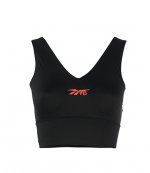 Victoria Beckham Red Logo Crop Top