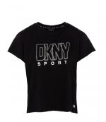 Logo Strass Black T-Shirt