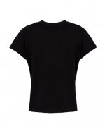 Logo Strass Black T-Shirt