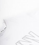 Logo Strass White T-Shirt