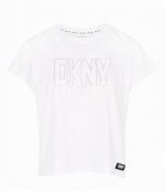 Logo Strass White T-Shirt