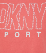 Logo Strass Pink T-Shirt