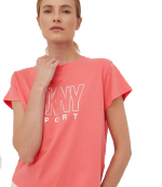 Logo Strass Pink T-Shirt