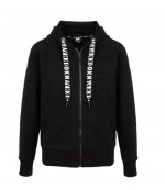 Logo Black Jacket Hooded