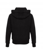 Logo Black Jacket Hooded