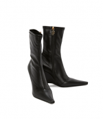 Wedge Ankle Black Boot