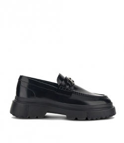 H629 Black Loafers