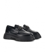 H629 Black Loafers