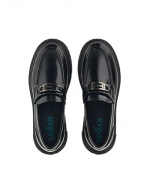 H629 Black Loafers