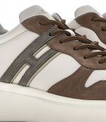 H580 Brown White Grey Sneakers