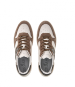 H580 Brown White Grey Sneakers