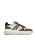 H580 Brown White Grey Sneakers