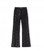 Cotton Lace Flared Pants