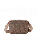 Zyon Mocha Caramel Logo Camera Bag