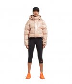 Victoria Beckham Soft Ecru Puffer Jacket